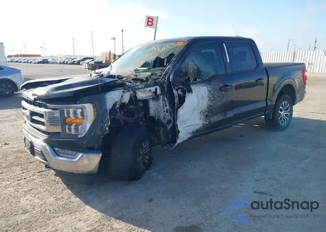 2022 Ford F-150 Lariat z USA, uszkodzony, nr VIN 1FTFW1ED9NFA46666